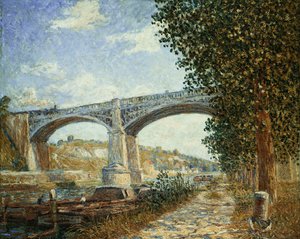 モレの鉄道橋（Le Pont du Chemin de Fer a Moret 作： Francis Picabia