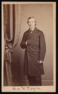 ジョージ・ワシントン・トライオンの肖像 1838-1888、1860 年代頃。 作： Francis S Keeler