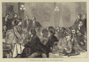 ニューカッスルオンタインでのオーストラリアの肉の夕食 作： Francis S. Walker
