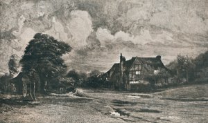 「ミルトンのコテージ、チャルフォント セント ジャイルズ」、1912 年 作： Francis S Walker