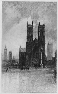 「ウェストミンスターの塔」、c1897 作： Francis S Walker