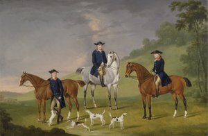ジョン・コーベット、サー・ロバート・レイトン、ジョン・キナストンと馬と猟犬