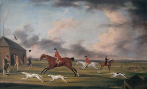 ニューマーケットでの猟犬の試合 作： Francis Sartorius