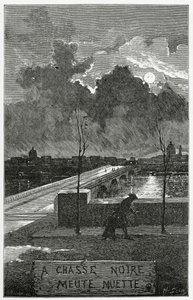 レミゼラブルのイラスト、19世紀（bw彫刻） 作： Francis & Scott, Henry Fowke