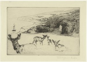 ニュートン マナー 作： Francis Seymour Haden (Sir) (signed by artist)