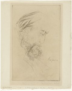 ポートレット・ヴァン・チャールズ・コール グリフ 作： Francis Seymour Haden (Sir) (signed by artist)