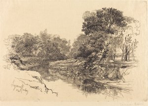 アイルランドの川 作： Francis Seymour Haden