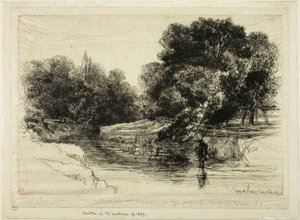 アイルランドの川 作： Francis Seymour Haden
