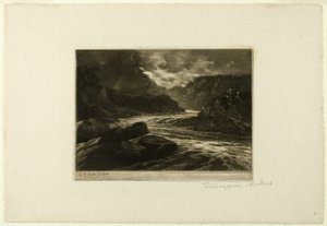 サーモン・リバー No. II 作： Francis Seymour Haden