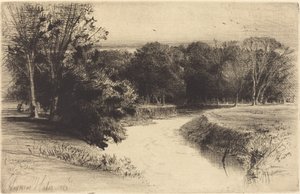 アイルランドの夕日 作： Francis Seymour Haden