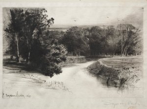 アイルランドの夕日 作： Francis Seymour Haden