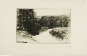 アイルランドの夕日 作： Francis Seymour Haden