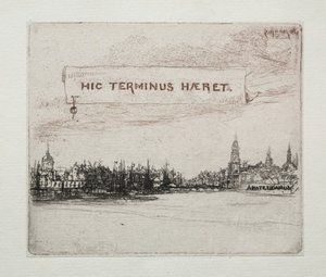 アムステロダム、1863年。 作： Francis Seymour Haden