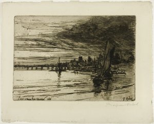 バタシー橋 作： Francis Seymour Haden