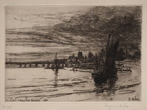 バタシー橋 作： Francis Seymour Haden