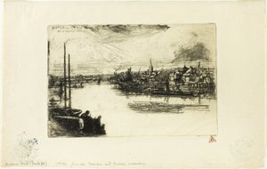 バタシーリーチ 作： Francis Seymour Haden
