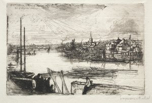 バタシーリーチ 作： Francis Seymour Haden