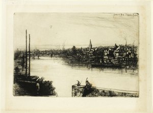 バタシーリーチ 作： Francis Seymour Haden