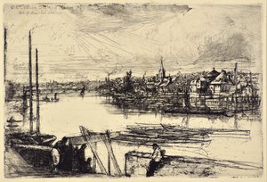 バタシーリーチ 作： Francis Seymour Haden