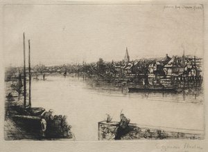 バターシーリーチ、1843年。 作： Francis Seymour Haden