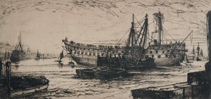 アガメムノンの解体 作： Francis Seymour Haden