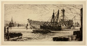 アガメムノンの解体、その1 作： Francis Seymour Haden