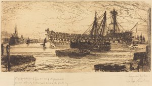 アガメムノンの解体 作： Francis Seymour Haden