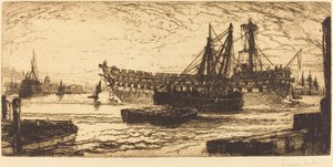 アガメムノンの分裂 作： Francis Seymour Haden