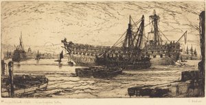 アガメムノンの解体 作： Francis Seymour Haden