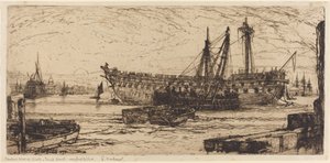 アガメムノンの解体 作： Francis Seymour Haden