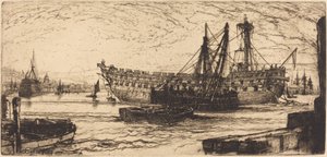 アガメムノンの解体 作： Francis Seymour Haden