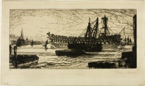 アガメムノンの解体、その1 作： Francis Seymour Haden
