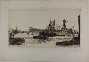 アガメムノンの分裂 No. II 作： Francis Seymour Haden