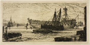 アガメムノンの分裂 No. I 作： Francis Seymour Haden