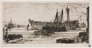 アガメムノンの分裂 作： Francis Seymour Haden