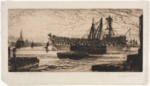 アガメムノンの分裂 作： Francis Seymour Haden