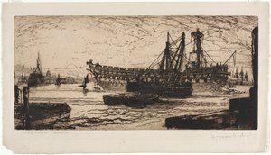アガメムノンの解散。 作： Francis Seymour Haden