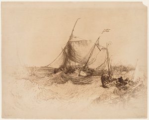 カレー桟橋 作： Francis Seymour Haden