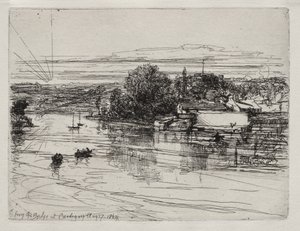 カーディガン橋 作： Francis Seymour Haden