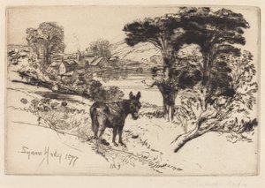 チャロウ ファーム 作： Francis Seymour Haden