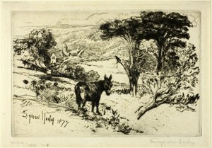 チャロウ ファーム 作： Francis Seymour Haden