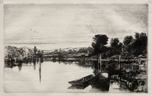 エガム、1859年。 作： Francis Seymour Haden