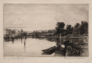 エガム、1859年。 作： Francis Seymour Haden