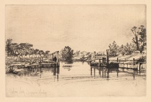 エガムロック、1859年。 作： Francis Seymour Haden