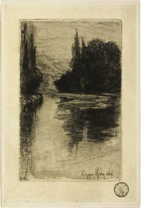 夕刻 作： Francis Seymour Haden