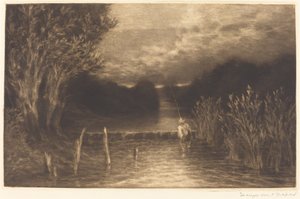 グレイリングフィッシング 作： Francis Seymour Haden