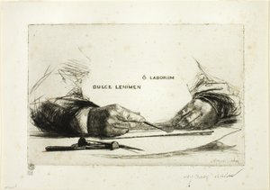 Hands Etching-O Works 作： Francis Seymour Haden