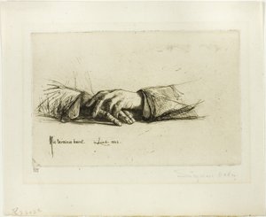 手を組む 作： Francis Seymour Haden