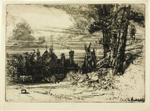 ウィレスリーのホースレー邸 作： Francis Seymour Haden