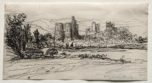 キドウェリー城 作： Francis Seymour Haden